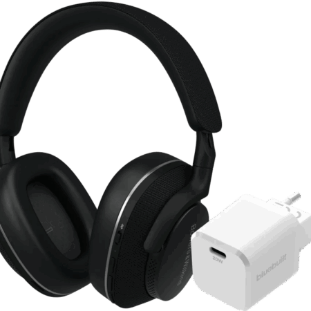 Bowers & Wilkins Px7 S2e Zwart + BlueBuilt Power Delivery Oplader met Usb C Poort 20W Wit
