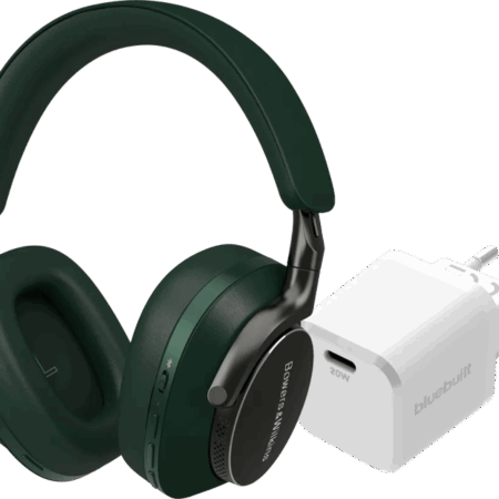 Bowers & Wilkins Px8 Groen + BlueBuilt Power Delivery Oplader met Usb C Poort 20W Wit