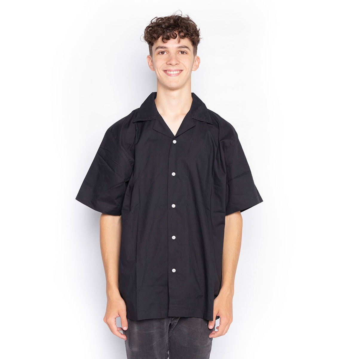 Bowlingshirt Black-S | 29% korting | Cruisin' USA