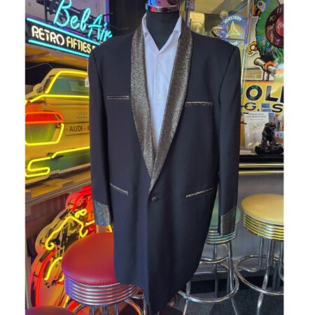 Box Jacket Black / Gold Black Lame Maat 52 | 6% korting | Fiftiesstore