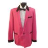 Box Jacket Fuchsia / Black Velvet-50 | 18% korting | Fiftiesstore