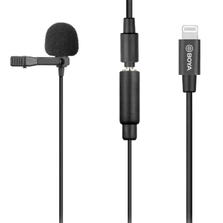 Boya BY-M2 Lavalier Microfoon met Lightning Kabel