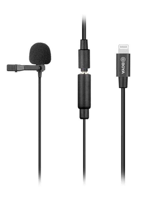 Boya BY-M2 Lavalier Microfoon met Lightning Kabel