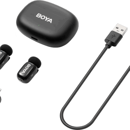 Boya Mini 2 Zwart voor Lightning