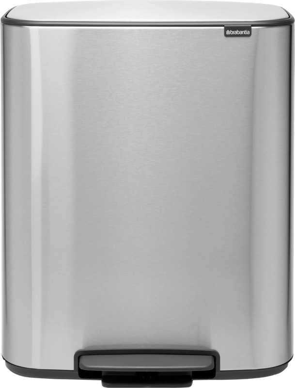 Brabantia Bo Pedal Bin 2 x 30 Liter Rvs Fingerprint Proof