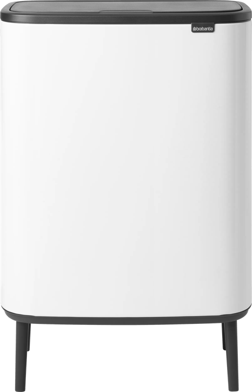 Brabantia Bo Touch Bin Hi Prullenbak 2 x 30 liter White