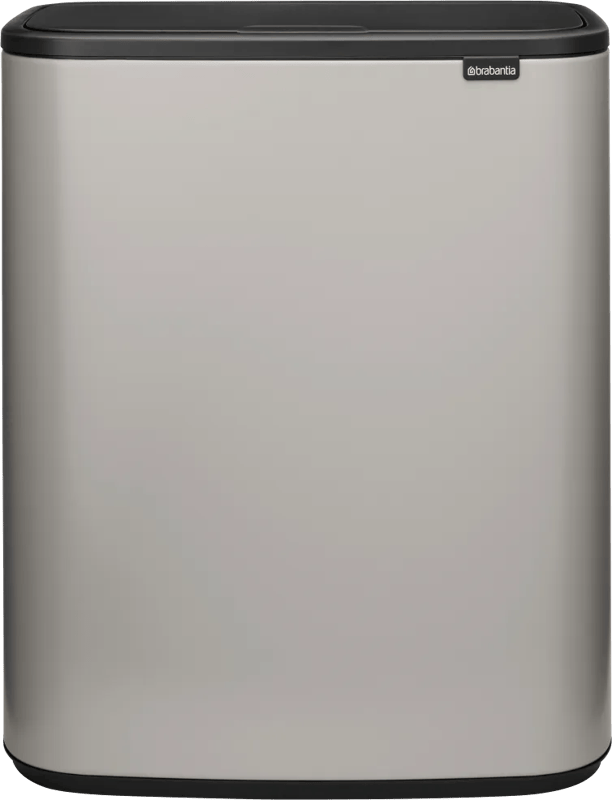 Brabantia Bo Touch Bin Prullenbak 2 x 30 liter Soft Grey