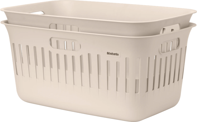 Brabantia Collect-It Wasmand 40 liter - Set van 2 - Beige