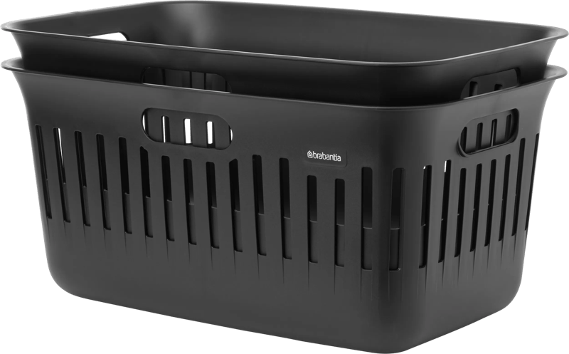 Brabantia Collect-It Wasmand 40 liter - Set van 2 - Black