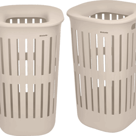 Brabantia Collect-It Wasmand 55 liter - Set van 2 -  Beige