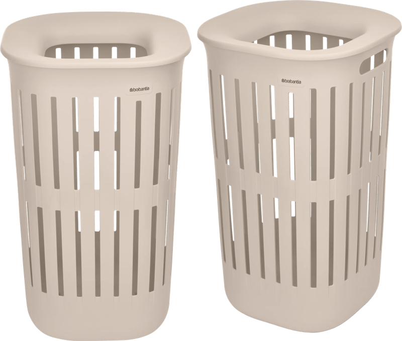 Brabantia Collect-It Wasmand 55 liter - Set van 2 -  Beige