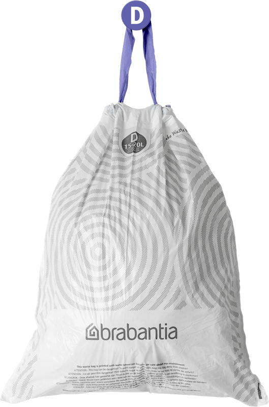 Brabantia Vuilniszakken Code D - 15-20 Liter (120 stuks)