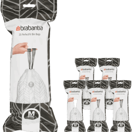 Brabantia Vuilniszakken Code M - 60 Liter (120 stuks)