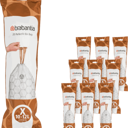 Brabantia Vuilniszakken Code X - 10-12 Liter (200 stuks)