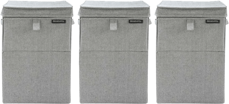 Brabantia Wasboxen Grey Triple Pack