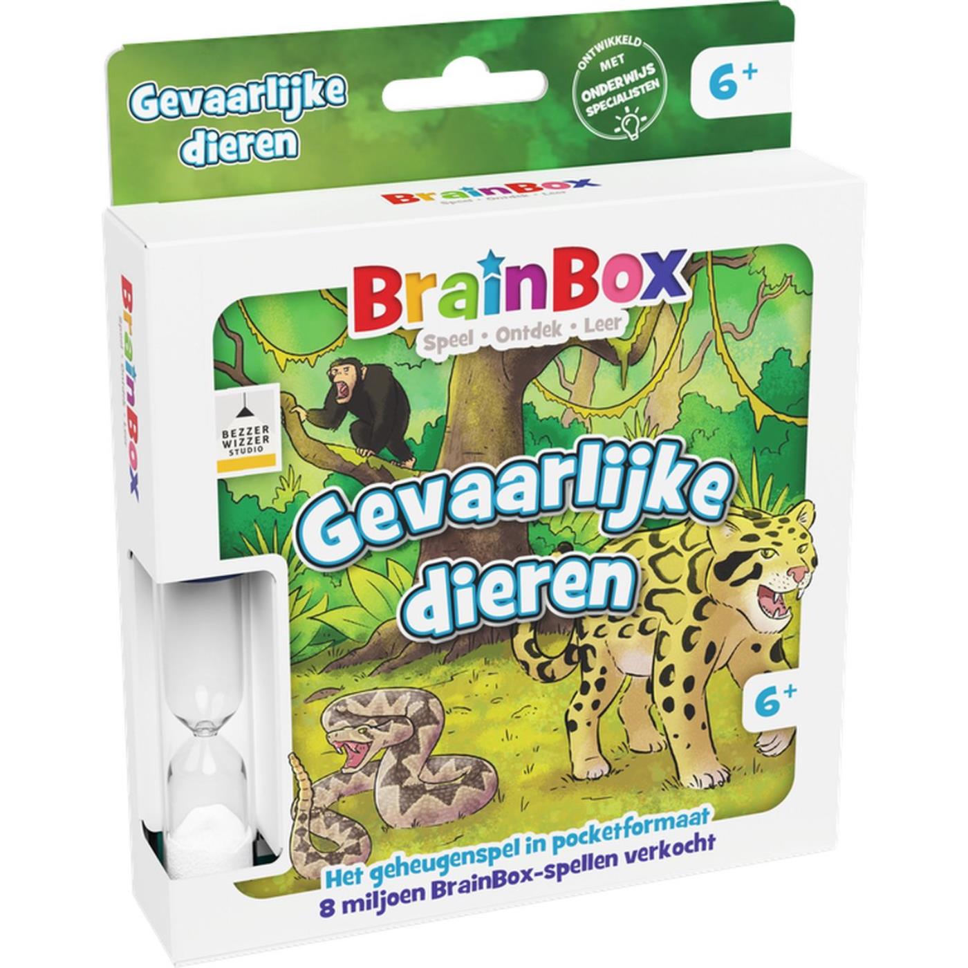 Brainbox Pocket Gevaarlijke dieren | Merkloos