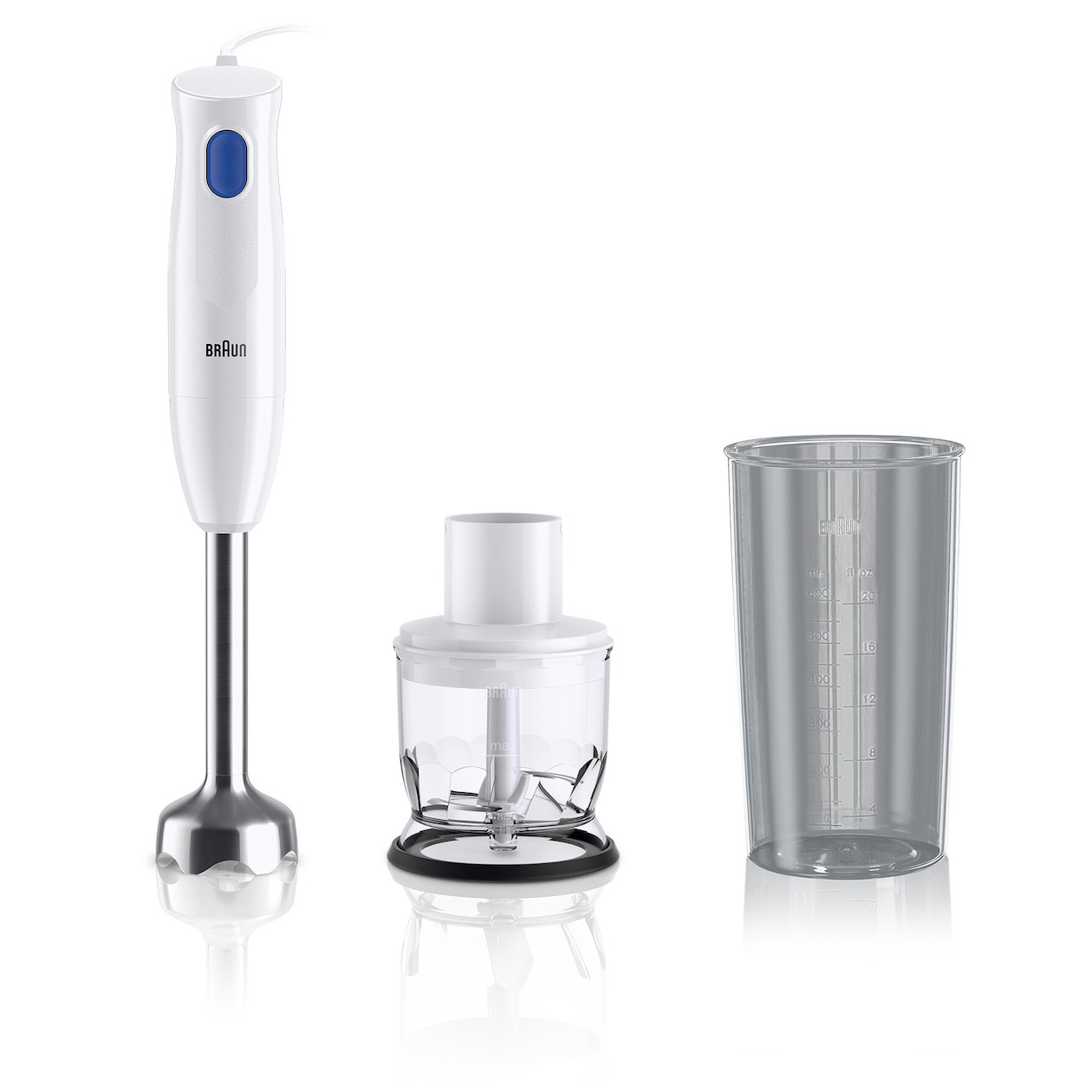 Braun MQ10.201M Staafmixer Wit | Braun