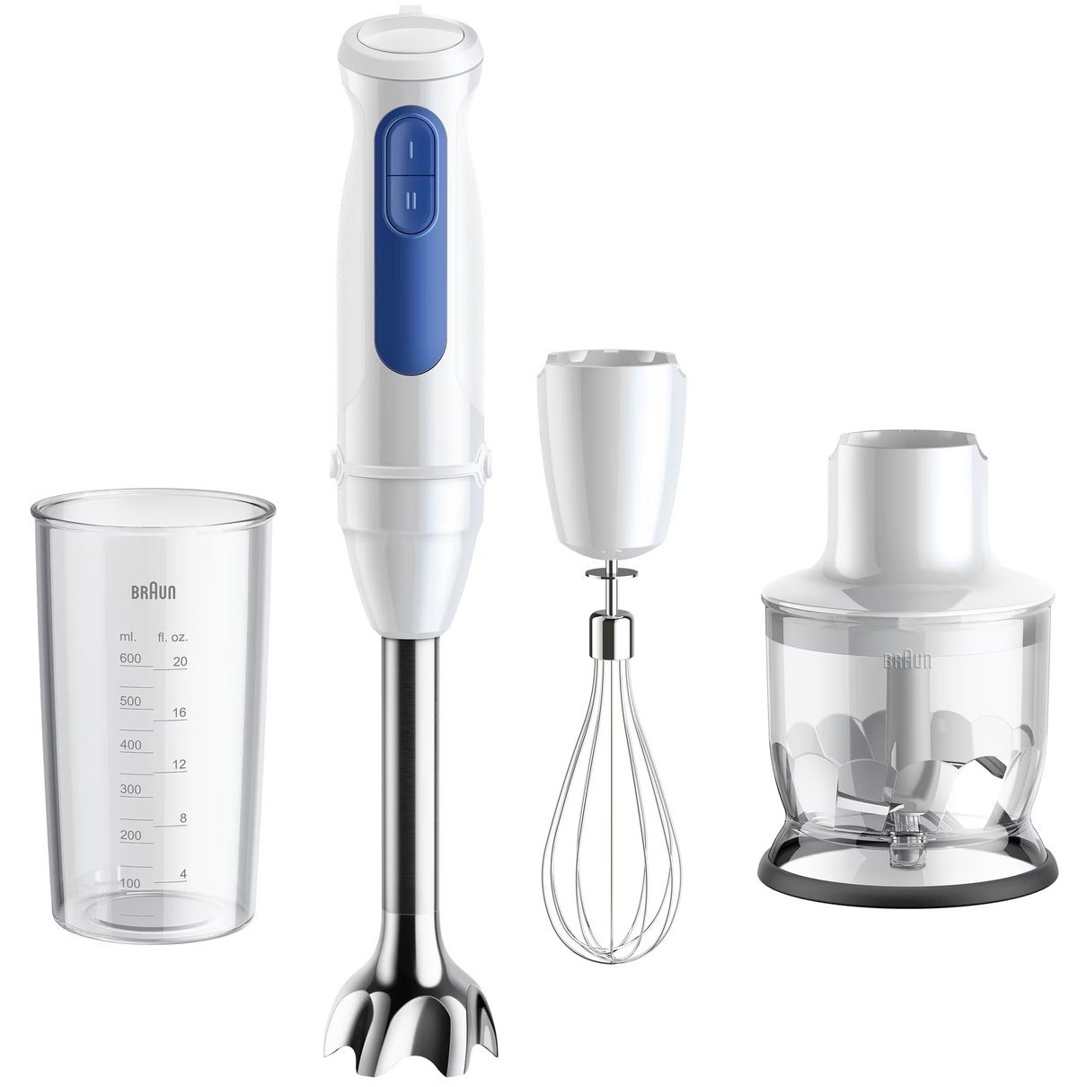 Braun MQ30202MWH Staafmixer Wit | Braun