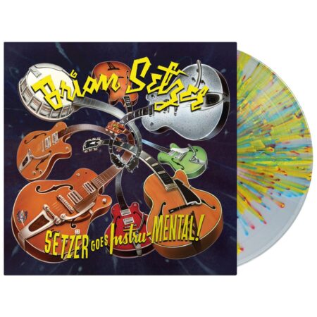 Brian Setzer - Goes Instru-Mental (Splatter Gekleurd Vinyl) (LP) | Fiftiesstore