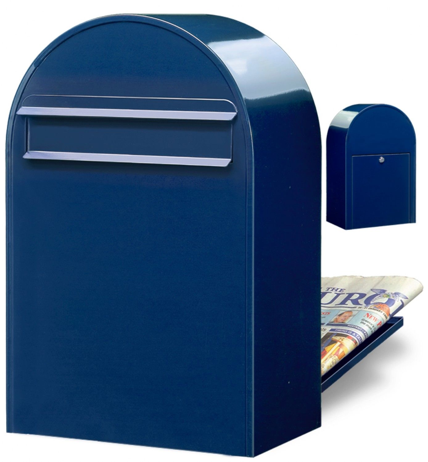 Brievenbus Bobi Classic B (back) - donkerblauw | Bobi