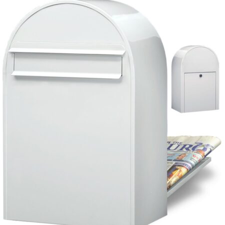 Brievenbus Bobi Classic B (back) - wit | Bobi