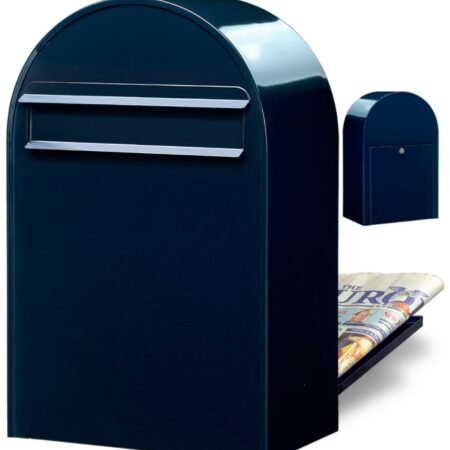 Brievenbus Bobi Classic B (back) - zwartblauw | Bobi