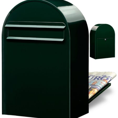 Brievenbus Bobi Classic B (back) - zwartgroen | Bobi