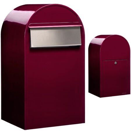 Brievenbus Bobi Grande B (back) - bordeauxrood | Bobi