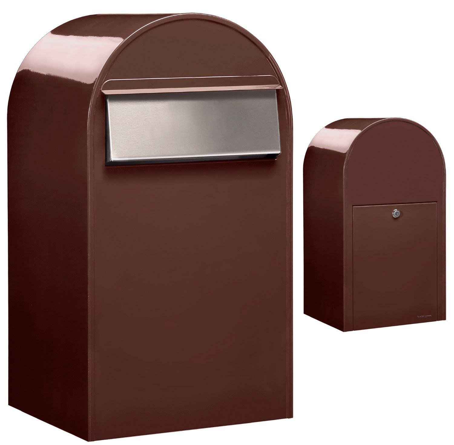 Brievenbus Bobi Grande B (back) - donkerbruin | Bobi