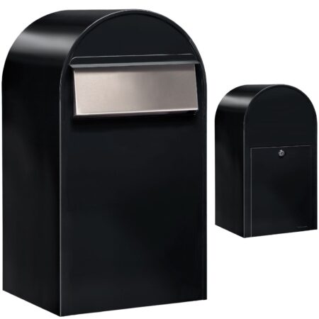 Brievenbus Bobi Grande B (back) - zwart | Bobi