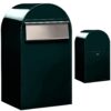 Brievenbus Bobi Grande B (back) - zwartgroen | Bobi