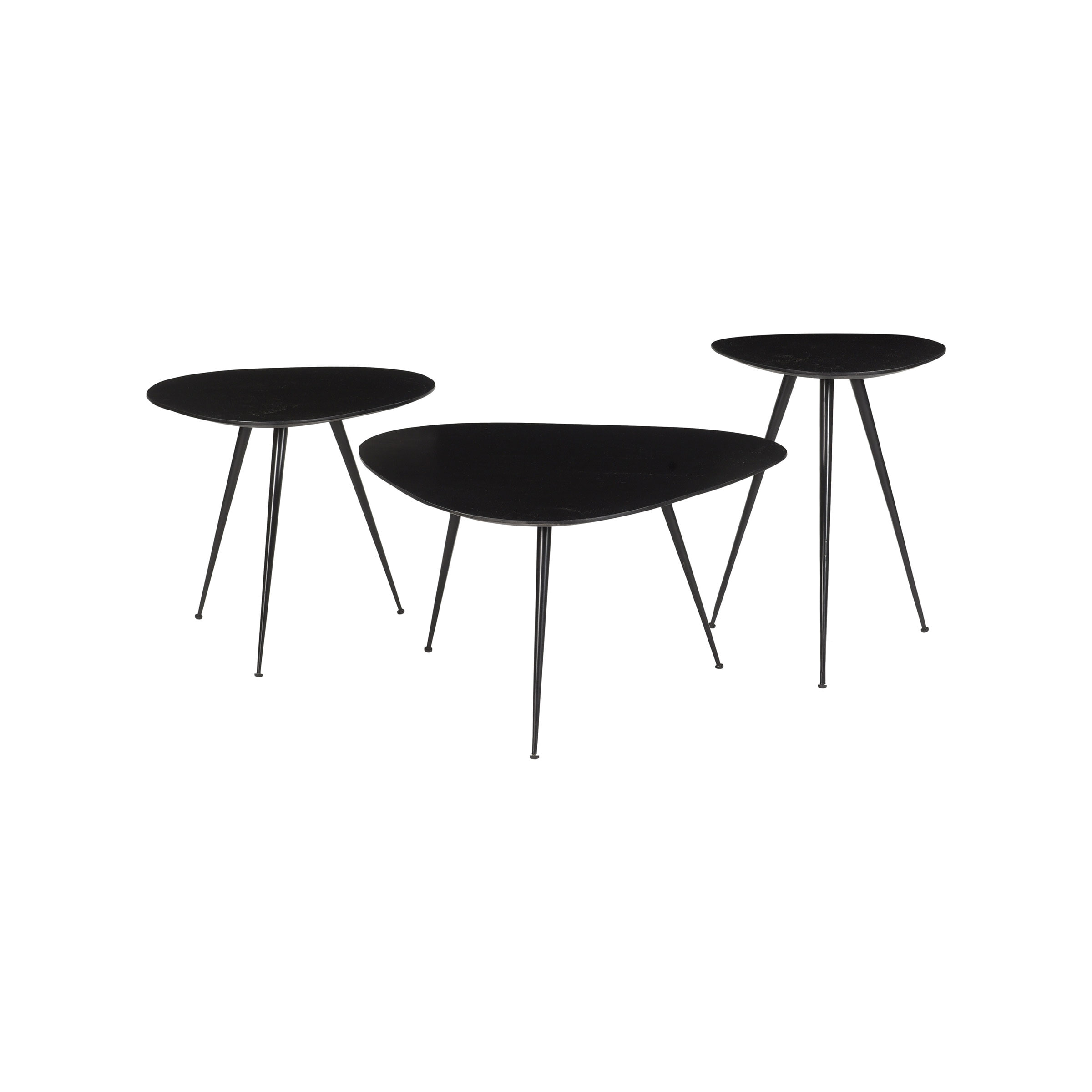 Brix Organische Salontafel 'Loua' Set van 3 stuks