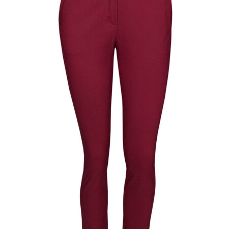 Broek Stretch Bordeaux | Fashionize