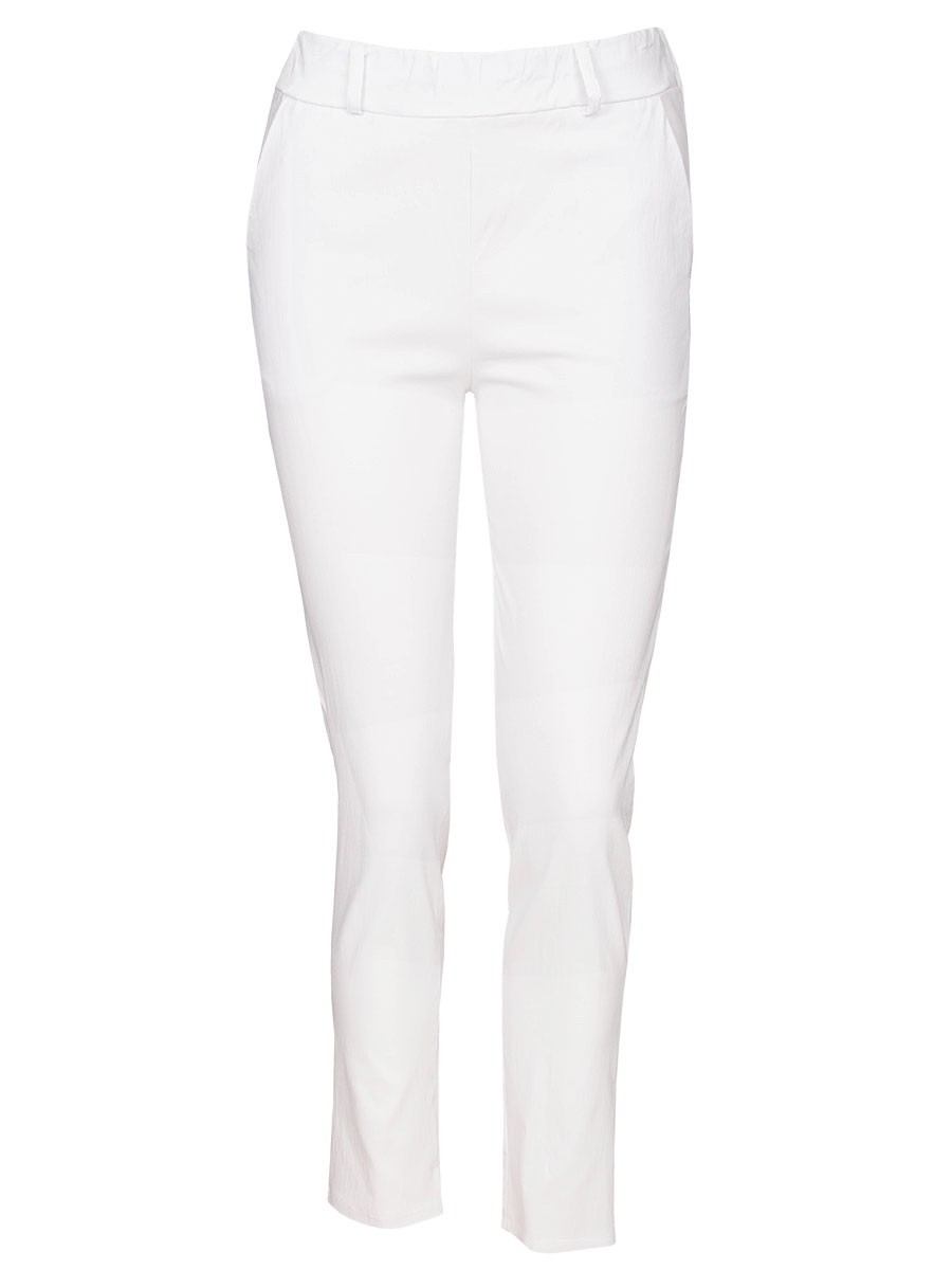 Broek Stretch Wit | Fashionize