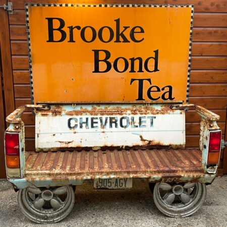 Brooke Bond Tea Emaille Bord - Groot - Origineel Vintage | The Dutch Pickers