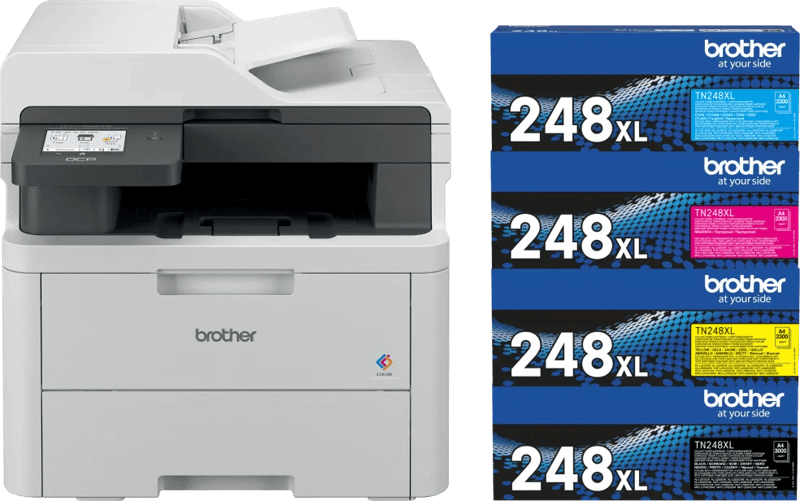 Brother DCP-L3560CDW + 1 extra set XL toners