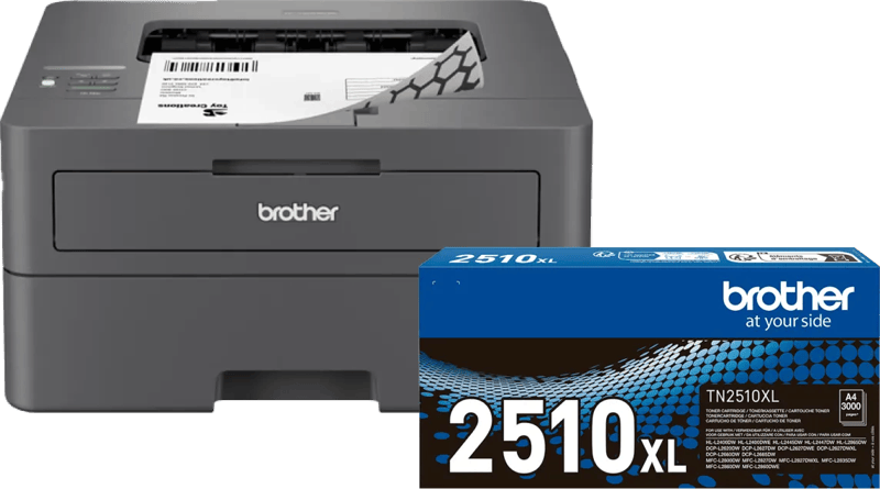 Brother HL-L2400DWE + 1 extra zwarte XL toner