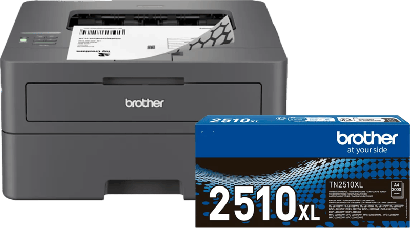 Brother HL-L2445DW + 1 extra zwarte XL toner