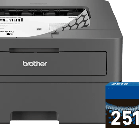 Brother HL-L2445DW + 1 extra zwarte toner