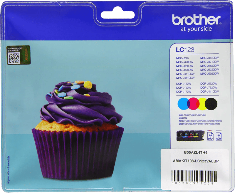 Brother LC-123 Cartridges Combo Pack