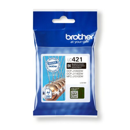Brother LC-421 Cartridge Inkt Zwart | Brother