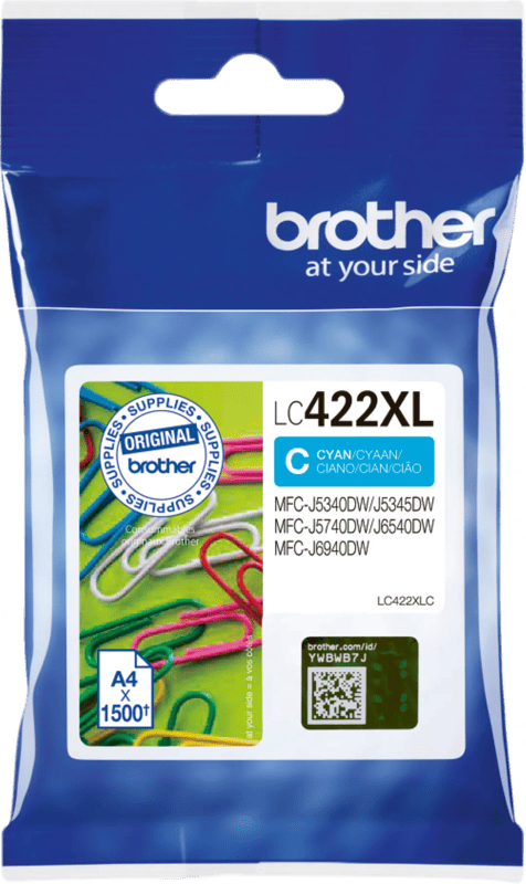 Brother LC-422XL Cartridge Cyaan