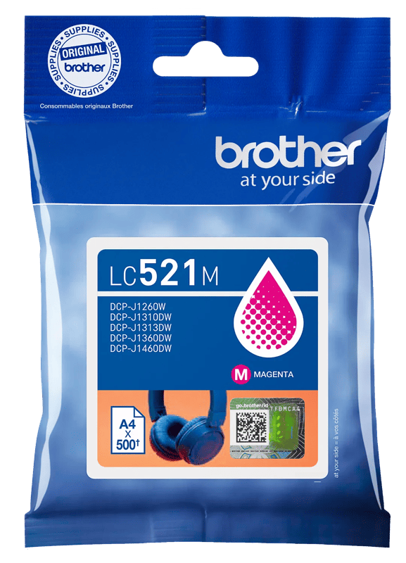 Brother LC-521 Cartridge Magenta