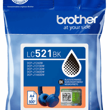Brother LC-521 Cartridge Zwart