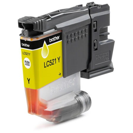 Brother LC-521Y Cartridge Inkt Geel | Brother
