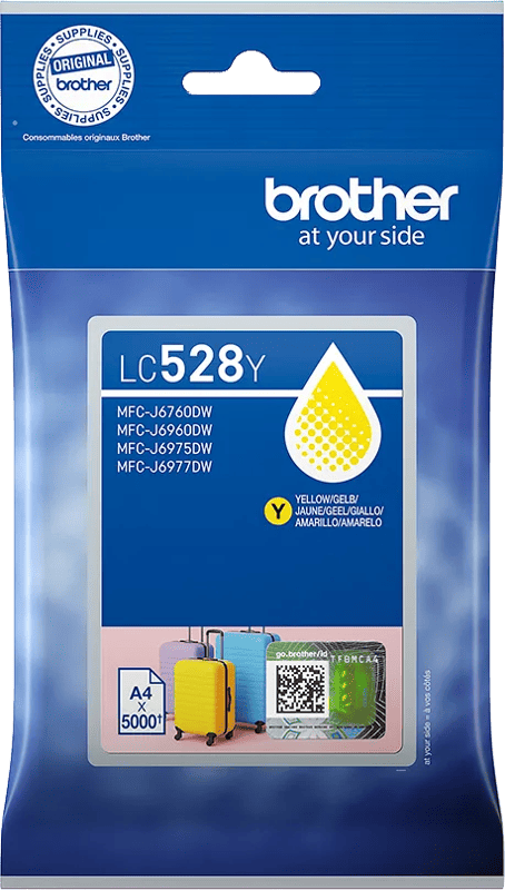 Brother LC-528 cartridge geel
