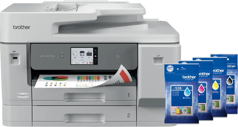 Brother MFC-J6975DW + 1 set extra cartridges