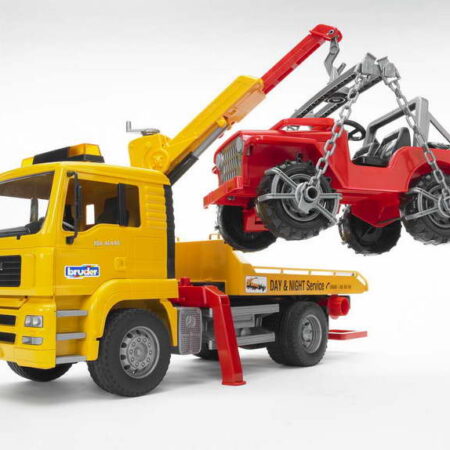 Bruder MAN TGA Takelwagen met jeep | Bruder