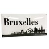 Brussel Emaille Bord - 50 x 25cm | Fiftiesstore