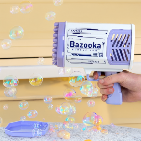 Bubble Gun Bazooka - Elektrisch Bellenblaaspistool met LED-verlichting | Out of the Blue